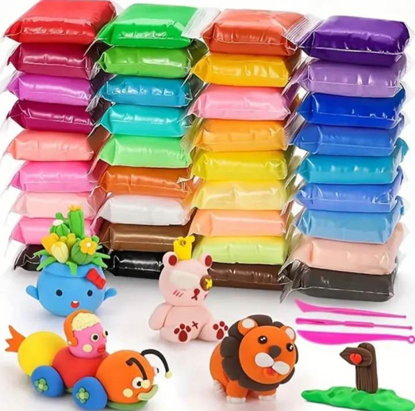 12 Colors Super Clay play dough Art clay for kids - Image 3