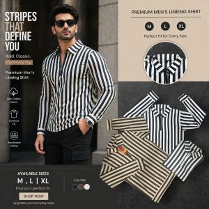 Men’s Premium Textured Linen-Look Shirt – Breathable Summer Casual