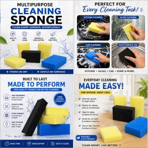 High quality Foam sponge for washing cleaning art & craft