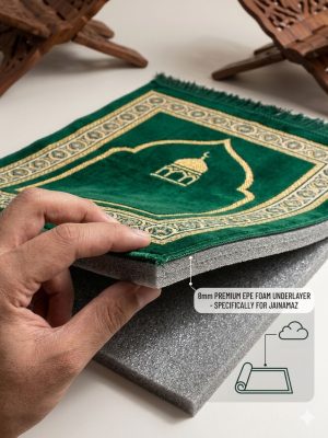 Underlying foam for carpets, prayer mats, outdoor camps etc